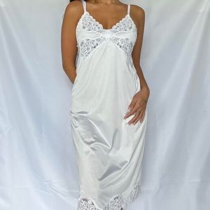 VINTAGE♥️lace slip dress